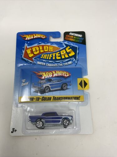 2008 Hot Wheels Color Shifters '57 Chevy Blue to Purple Transformation Water - Picture 1 of 9