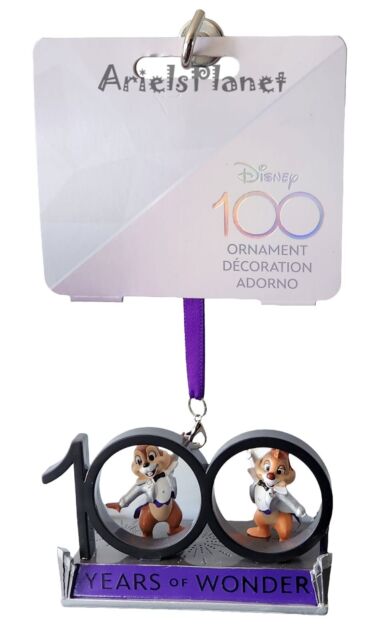 Disney Parks 2023 100th Anniversary Chip 'n Dale Disney100 Sketchbook Ornament