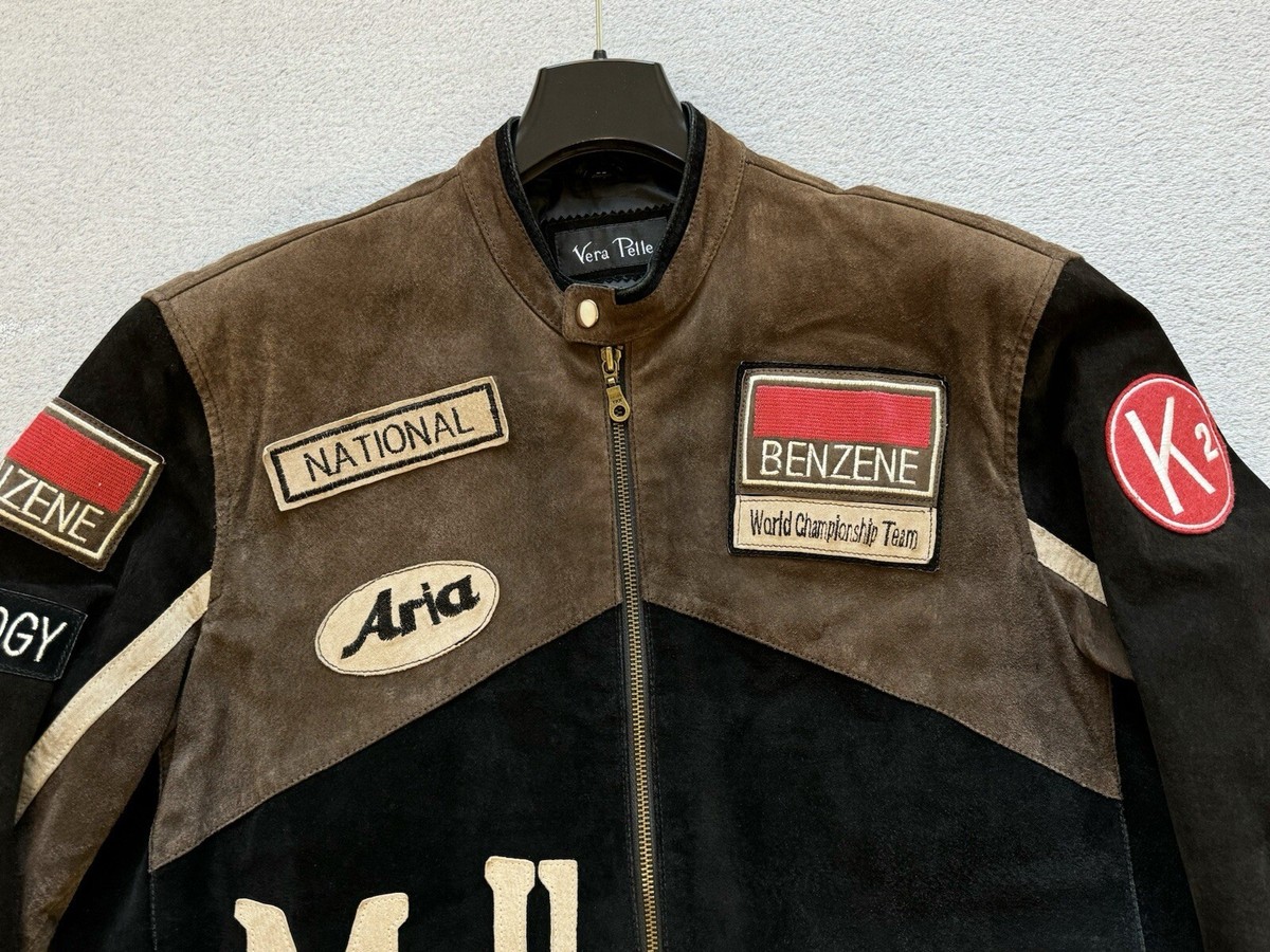 Vera Pelle Leather Melbourne Racing Team Motorcycle Biker