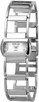Damenuhr Edelstahl Armband Silberfarben Analog Quartzwerk Excellanc