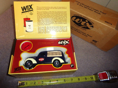 MIB NEW 1939 Chevrolet Canopy Panel truck 1ST Gear Wix Filters 60th Anniv 5.5''