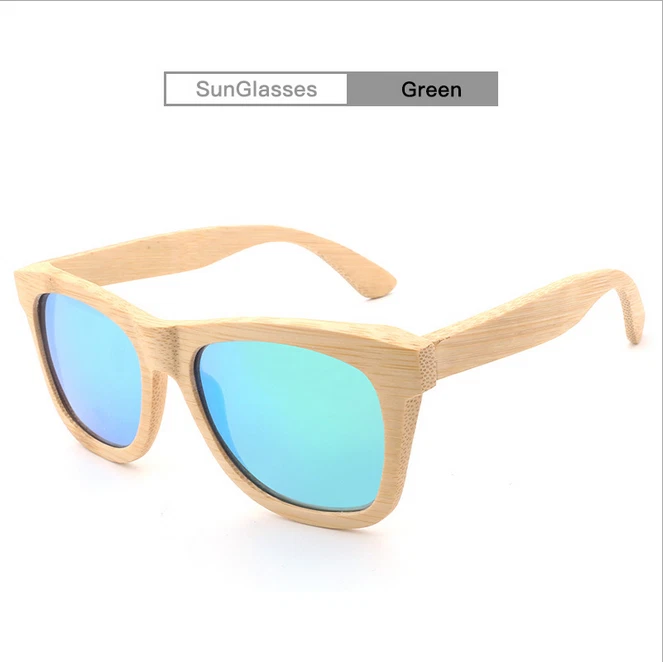 Handarbeit Herren Damen Bambus Holz Polarisiert Sonnenbrillen Holz Brillen Neu