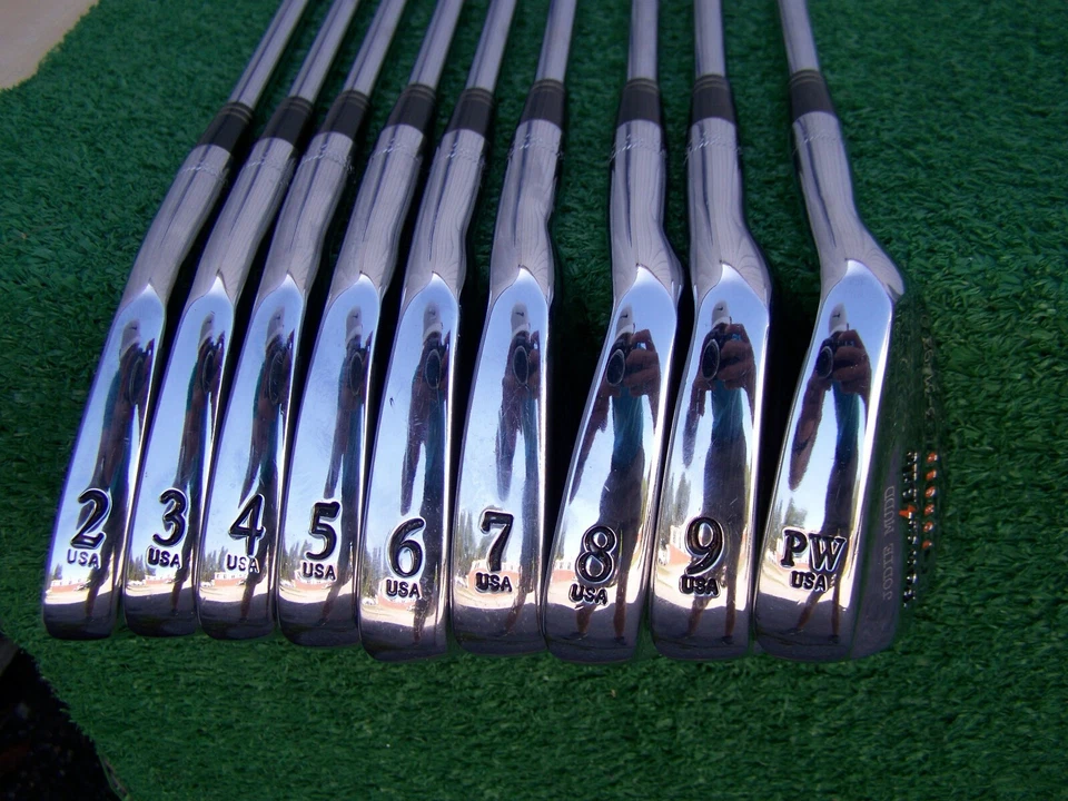 PowerBilt TPS Jodi Mudd Forged Iron Set 2-PW Steel S300U Shaft Irons USA MADE RH - Image 4 of 4
