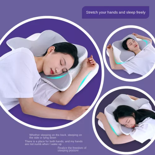 Contour Memory Foam Pillow for Cervical Neck Shoulder Pain Relief Orthopedic - Picture 6 of 16