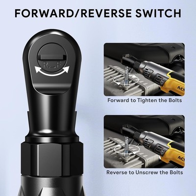 3/8 Extended Cordless Ratchet Wrench Compatible With Dewalt 20V Batteries – 60Ft-lbs Torque, 6-Inch Neck For Tight Spots, Automotive & DIY Use (Tool Only 3/8 Extended Cordless Ratchet Wrench Compatible With Dewalt 20V Batteries – 60Ft-lbs Torque, 6-Inch Neck For Tight Spots, Automotive & DIY Use (Tool Only
