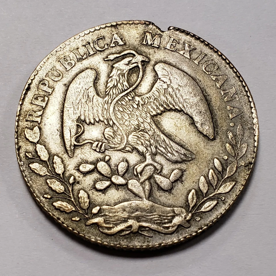 1877 Pi MH Mexico 8 Reales - San Luis Potosi - KM-377.12 - XF+/AU - SKU-F5966 - Image 4 of 4