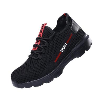 Pannensichere Sicherheitsschuhe Atmungsaktive Mesh Herren Damen Turnschuhe Aus