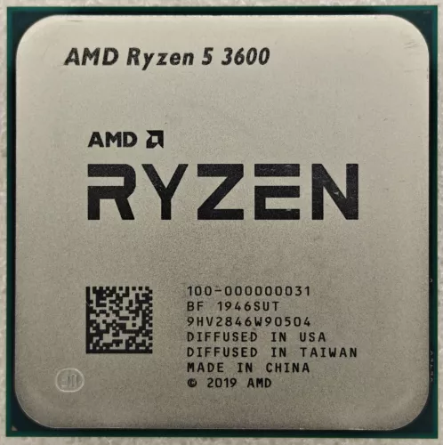 AMD Ryzen 5 3600 AM4 CPU Processor R5 3600 6Core Twelve-Thread 3.6GHz 32M