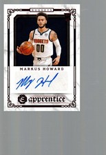 2020-21 Panini Chronicles Excalibur Apprentice Signatures Red #27 Markus Howard