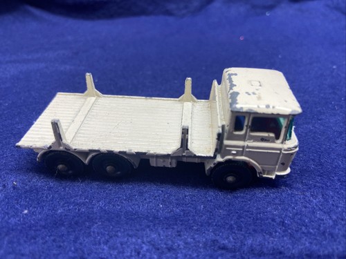 Vintage Matchbox No 58 DAF Girder Truck 1968 Lesney England - white toy truck - Picture 5 of 24
