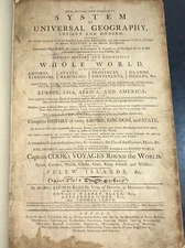 New Royal Authentic and Complete System Universal Geography Thomas Bankes 1700’s