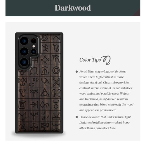 Holz Handyhülle für Samsung Galaxy S24 S23 Ultra S22 S21 Plus FE Note20 5G Abdeckung - Bild 10 von 12