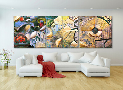 Tableau Abstrait Moderne Sur Toile XXL - Décoration Murale - Dimensions Au Choix - Marque Forwall