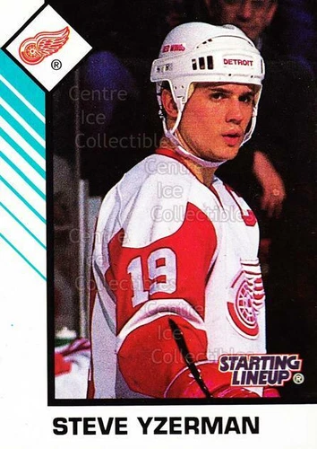 1993 Kenner Starting Lineup Cards American #23 Steve Yzerman