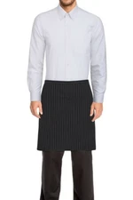 18" Bistro Apron-Pinstripe