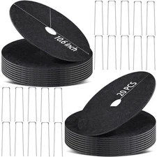 20Pack Non-Woven Tree Mulch Ring 10.6 Inch Tree Rings for Weed Control, Root ...