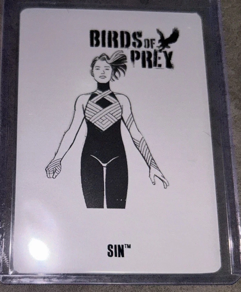 DC Annual UD 1/1 Cyan Printing Plate One Of One SIN DC Card Collectible Black - Image 3 of 4