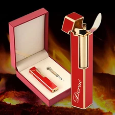 Classic Lighters for Ladies&Men - Soft Flame Flint Wheel Butane Lighter with ...