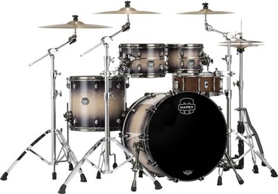Mapex Saturn Evolution Classic Birch/Walnut 4-piece Shell Pack - Exotic Violet