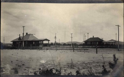 McCoy Oregon OR RR Train Station Depot c1910 RPPC Vintage Postcard