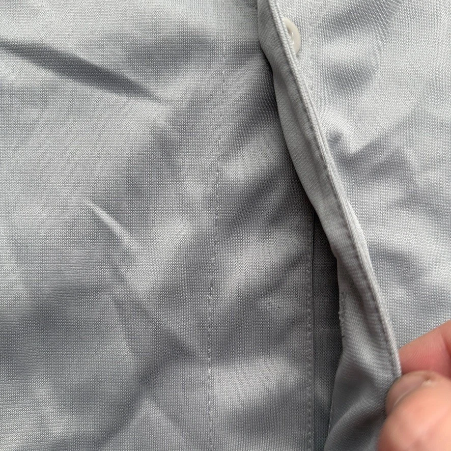 Derek Jeter New York Yankees Jersey Majestic Mens 52 Gray Missing Button - Image 3 of 4