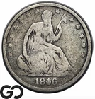 1846-O Seated Liberty Half Dollar, Better New Orleans Issue