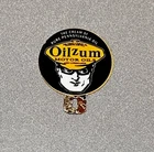 VINTAGE OILZUM PLATE TOPPER PORCELAIN SIGN GAS OIL CAR MOTORCYCLE