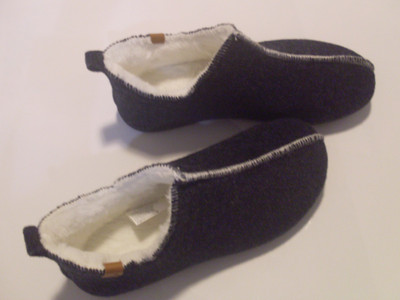 Warme flauschige Hausschuhe 37 blau NEU