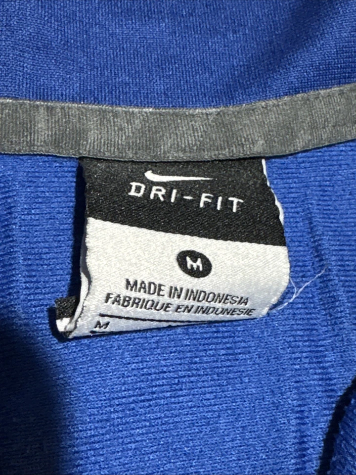 Pullover Kentucky Wildcats Reino Unido Nike Dri-Fit Golf Azul 1/4 Cremallera Manga Larga M NCAA Foto 4 de 4