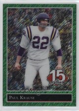 2025 Leaf 15th Anniversary National Convention 1992 5/6 Paul Krause HOF 0g45