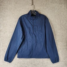 Port Authority 1/2 Zip Pullover Windbreaker Mens XS Navy Blue Chest 40" NEW