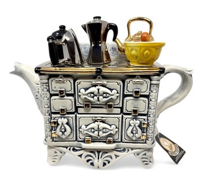French Stove Teapot Limited Edition By The Teapottery