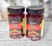 2 Reese Ham Glaze Sweet Aromatic Flavor 9.2oz No Artifical Colors or Flavors