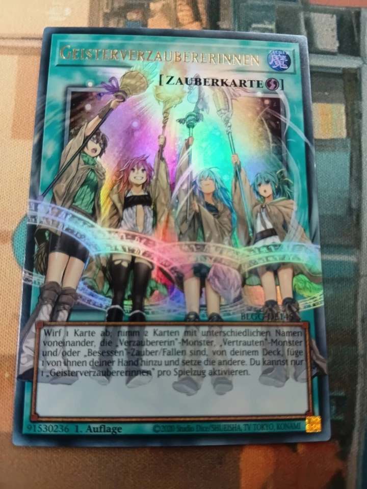 Geisterverzaubererinnen BLGG-DE145 Ultra Rare Overframed DE NM Yugioh - Bild 1 von 1