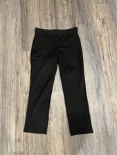 Quince | Black Ultra Stretch Ponte Knit Straight Leg Pant Large Petite