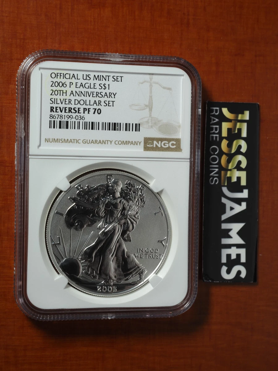NGC PF70☆2006 アメリカ シルバー イーグル 1ドル 銀貨 セット NGC PF70☆2006 アメリカ シルバー イーグル 銀貨 1ドル セット - メルカリ