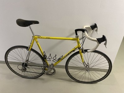 Fausto Coppi Vintage Rennrad, gelb, RH 59cm, 28 Zoll