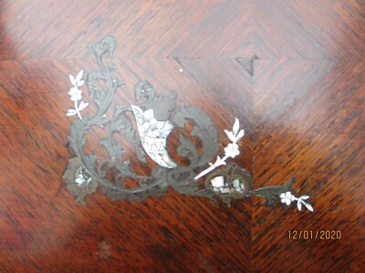 Boîte à Compas supérieur en Acajou antique french Napoléon III 19ème siècle
