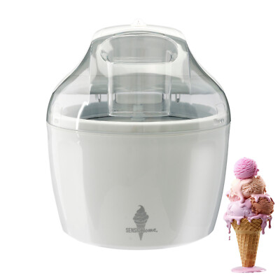 Sensio Home Eismaschine Maschine - Gelato Sorbet und Frozen Yoghurt Maschine