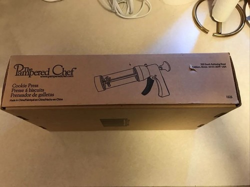Pampered Chef Cookie Press Item #1525 Original Box, Used - Picture 6 of 6