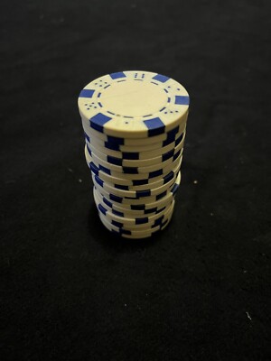 POKER CHIPS X 20 WEISS 13g