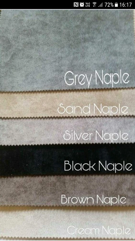 Sleigh bed Scroll Fabric Bed Frame Upholstered Chesterfield Velvet - Smooth - Image 4 of 4