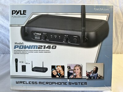 Pyle Pro PDWM2140 2-Person VHF Wireless Microphone System