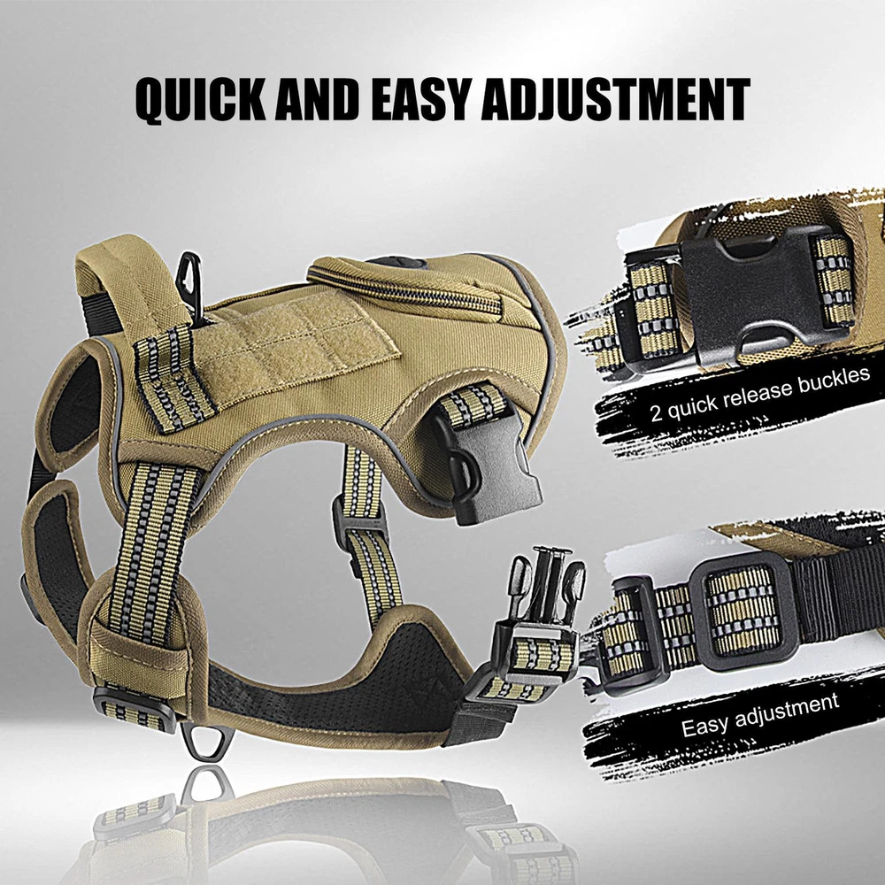 Dog Harness Soft Dog Chest Plate Harness Reusable Chest Back Assist Dog Carriers