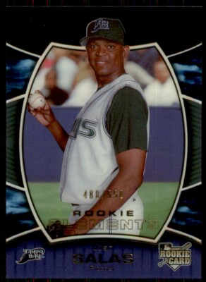 2007 Upper Deck Rookie Elements Juan Salas 488/550 Tampa Bay Rays