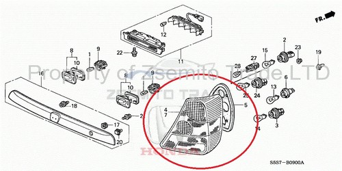 M2 HONDA CIVIC EP1 EP2 EP3 CORREA DE REPUESTO COLGANTE CAJA TRASERA