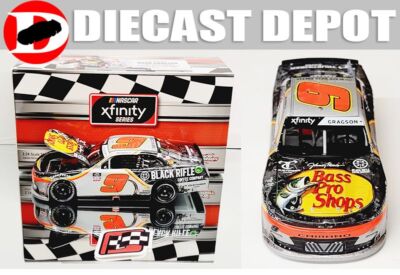 NOAH GRAGSON 2021 DARLINGTON WIN BASS PRO SHOPS/  BLACK RIFLE COFFEE 1/24 ACTION