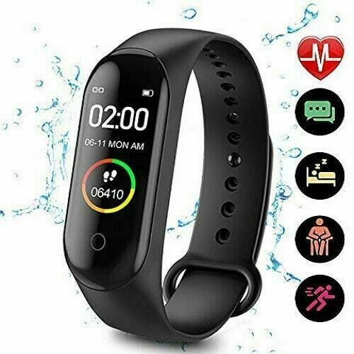 New Smartwatch Band M5 Controllo Ossigeno Battito Pressione Fitness  Multisport | eBay