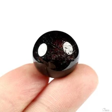 0.8" Garnet Hand Carved Crystal Ball/Sphere, Crystal Healing