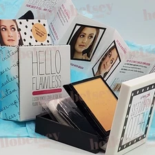 Benefit Hello FLAWLESS~TOASTED BEIGE~ Powder Foundation & SPF 15 Custom Cover-up